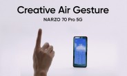 Realme Narzo 70 Pro 5G s funkcí Air Gesture
