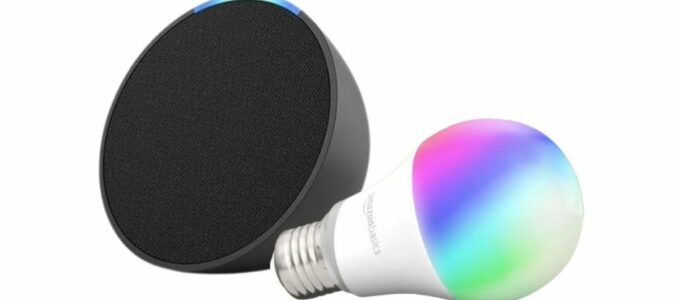 Sleva na Echo Pop s žárovkou - nejlepší chytrá domácnostní nabídka od Amazonu dnes