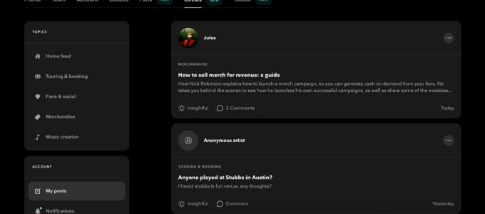 TIDAL spouští Circles, bezpečné místo pro umělce