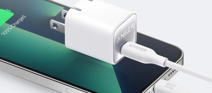 Ankerův ultra-kompaktní 30W nabíječka nyní se slevou 39% ideální pro cestování