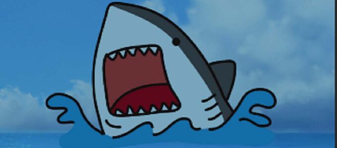 Bojující žralok: Tažením prstem zpochybníš vše!