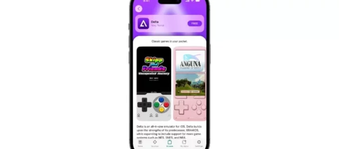 Delta Emulator dostupný na iOS v USA a okamžitě se dostal na první místo v App Store