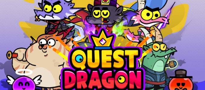 Hrajte Quest Dragon: roztomilé RPG s úžasným uměním! (51 znaků)