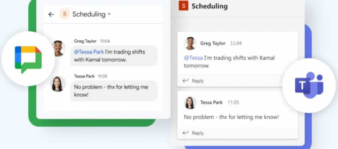 Interoperabilita mezi Google Chat, Slack a Teams opouští beta testování