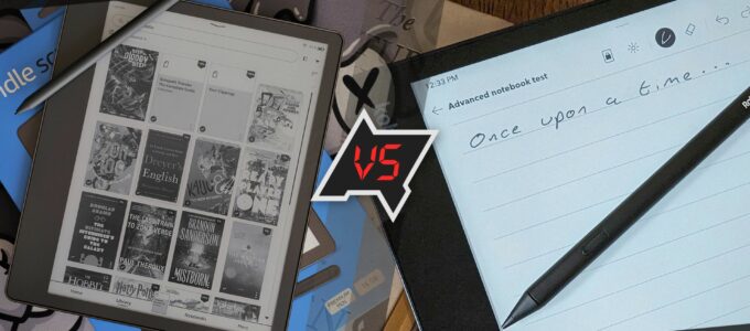 Kindle Scribe vs. Kobo Elipsa 2E: Který je lepší E Ink psací tablet?