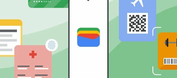 Nový i starý design Google Wallet na některých telefonech Pixel: Bug ukazuje oba varianty.