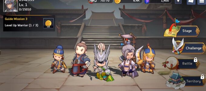 Three Kingdoms Tempest: Přeměna hrdinů ve chibi verze! Hra nyní dostupná na iOS a k předregistraci na Android.