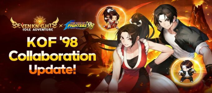 Nová spolupráce v Seven Knights Idle Adventure s The King of Fighters '98