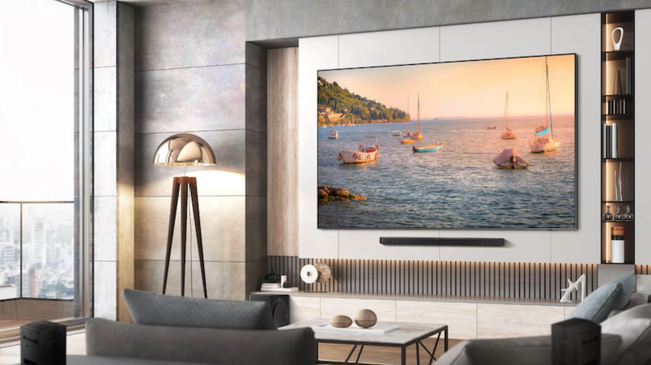 Samsung nabízí slevu 3000 $ na 98" QLED TV a zdarma soundbar