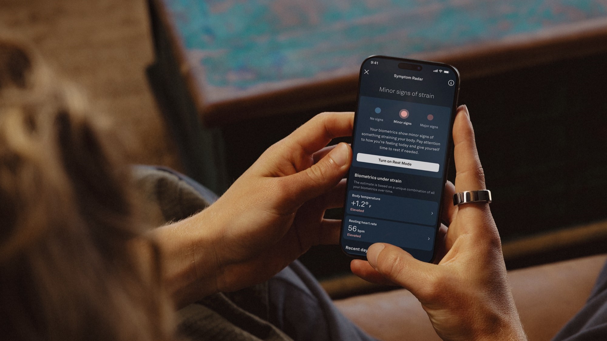 Oura's Symptom Radar: včasné varování před nemocí