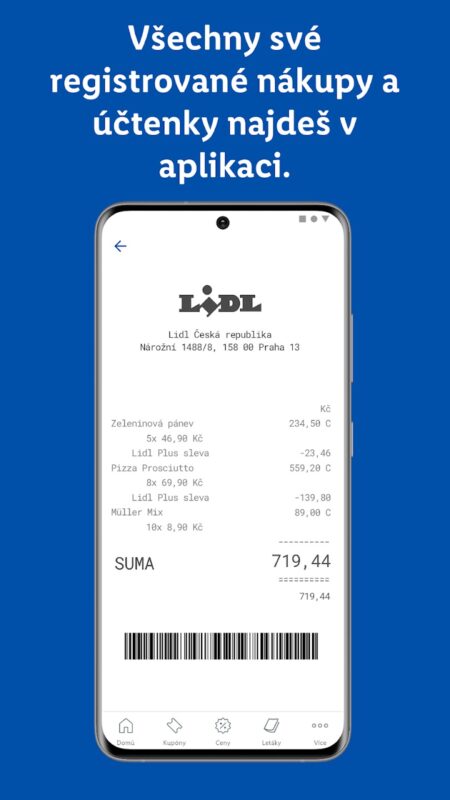 Lidl aplikace - ušetřete hned teď