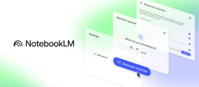 NotebookLM teď pomáhá najít zdroje na webu
