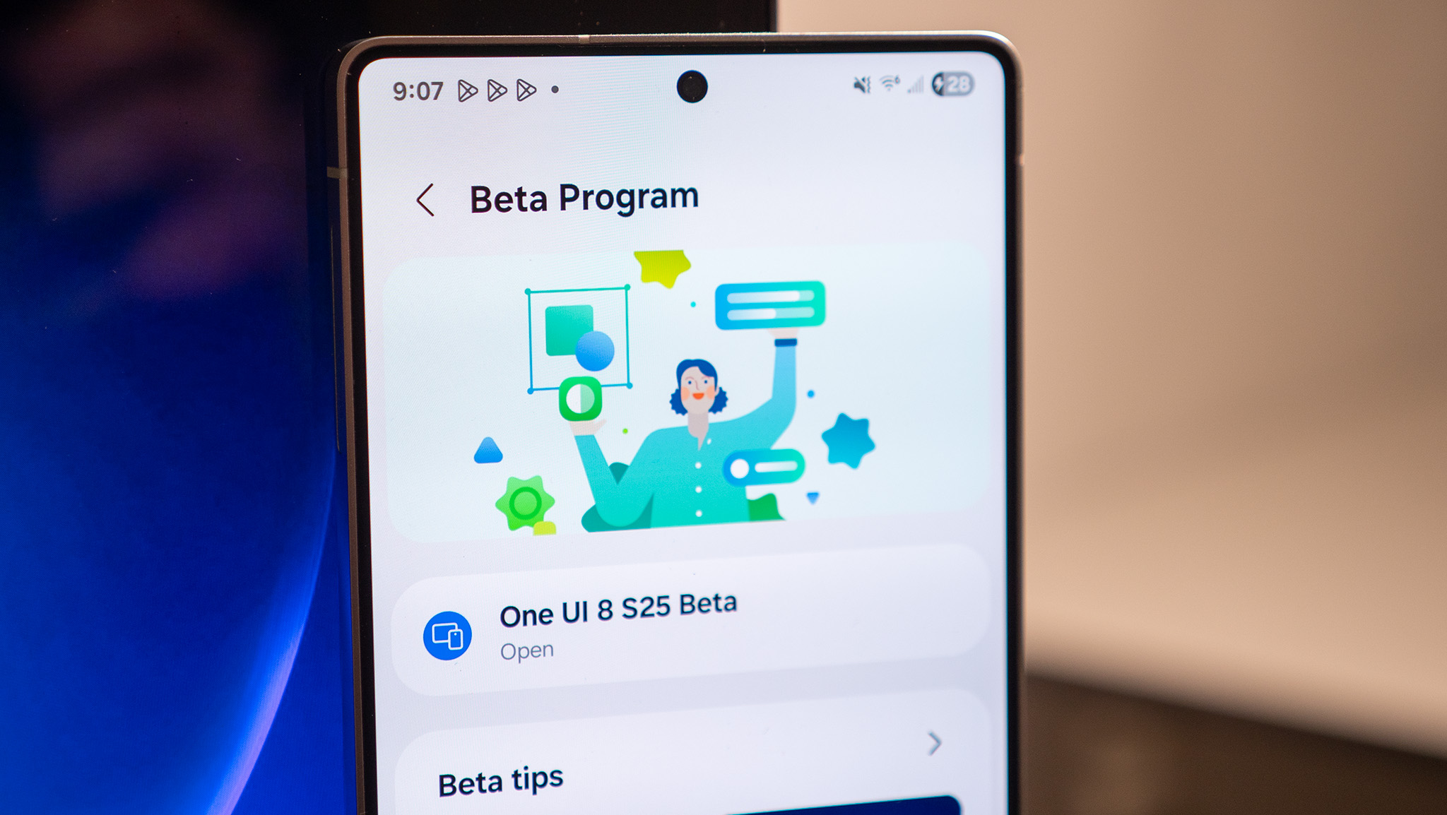 Samsung spouští první beta verzi One UI 8 pro Galaxy S25