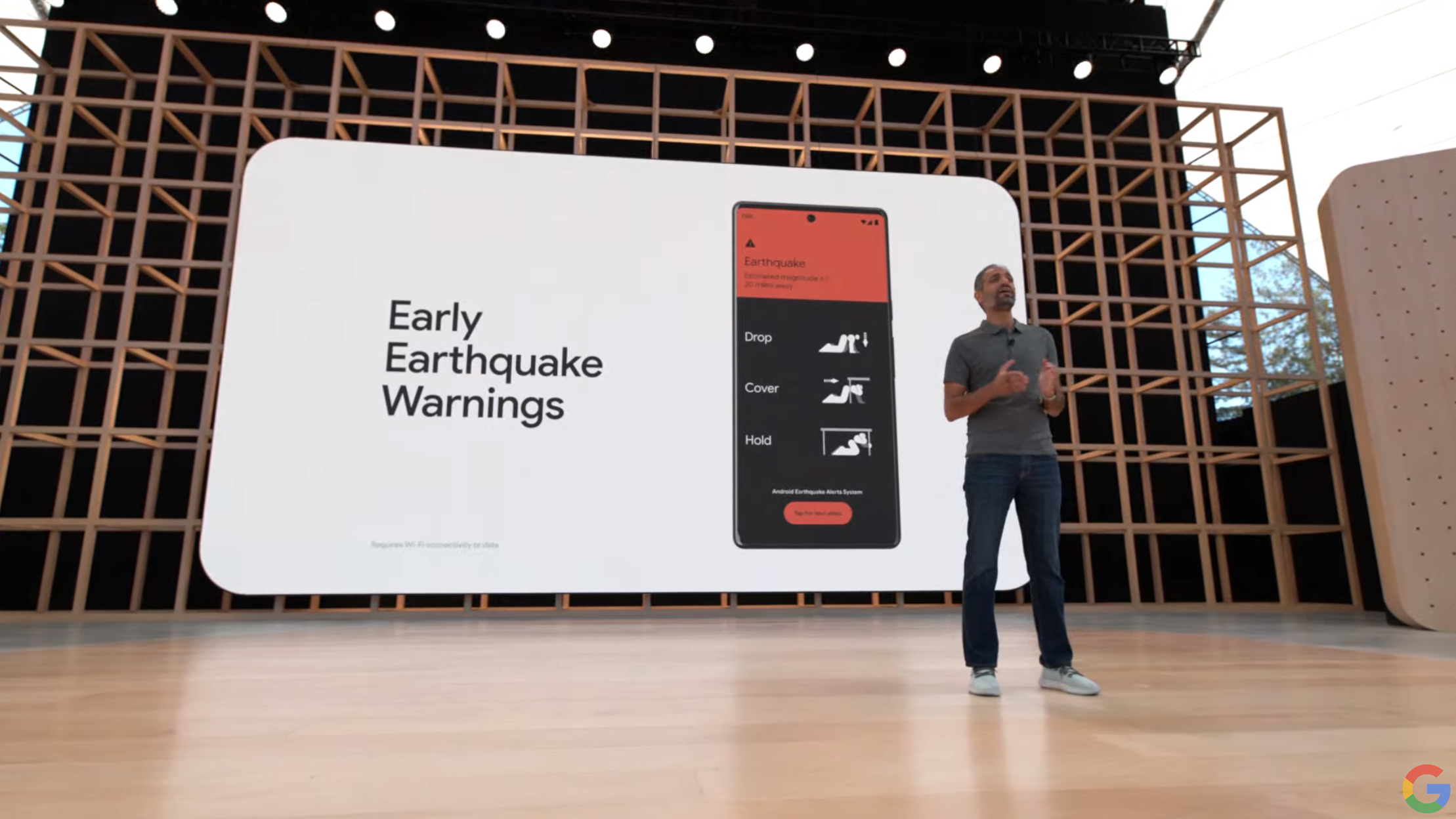 "Android hodinky: Nastavení pro včasné varování před zemětřesením"