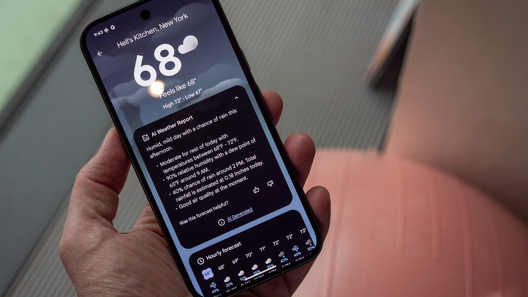 Google testuje generativní AI pro předpovědi počasí ve Vyhledávání