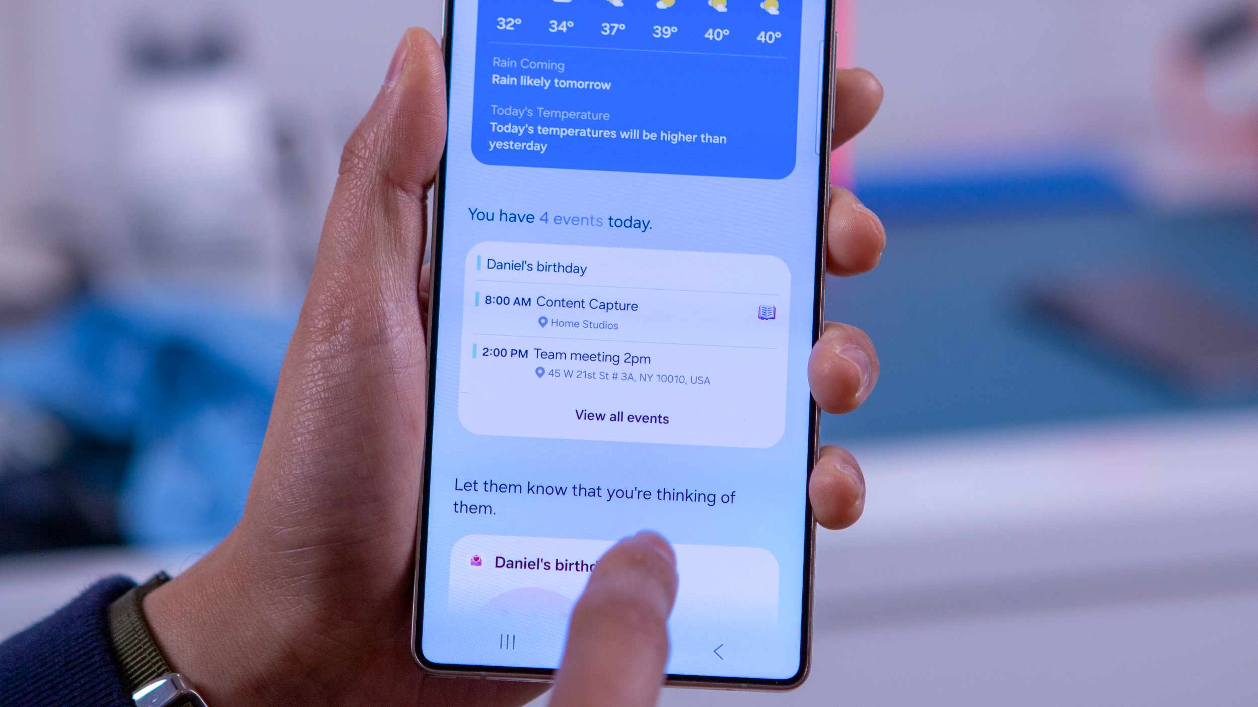 Samsung personalizuje Now Brief pro každého uživatele