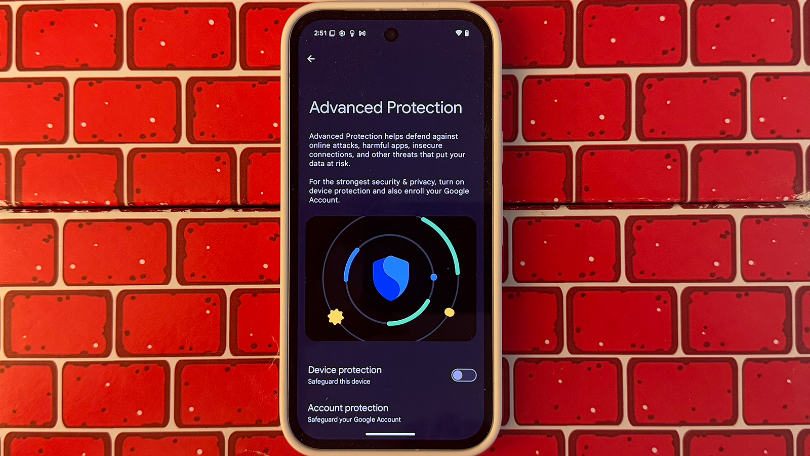 Zapněte pokročilou ochranu na telefonu Google Pixel