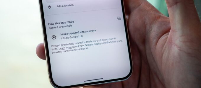 Pixel 10: Novinka Content Credentials ve vaší kameře