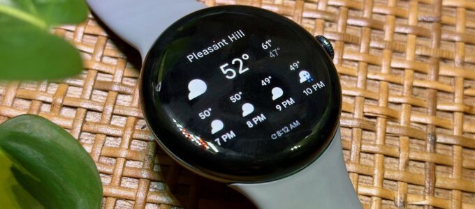 Google nahrazuje Wear OS Weather app lepší alternativou