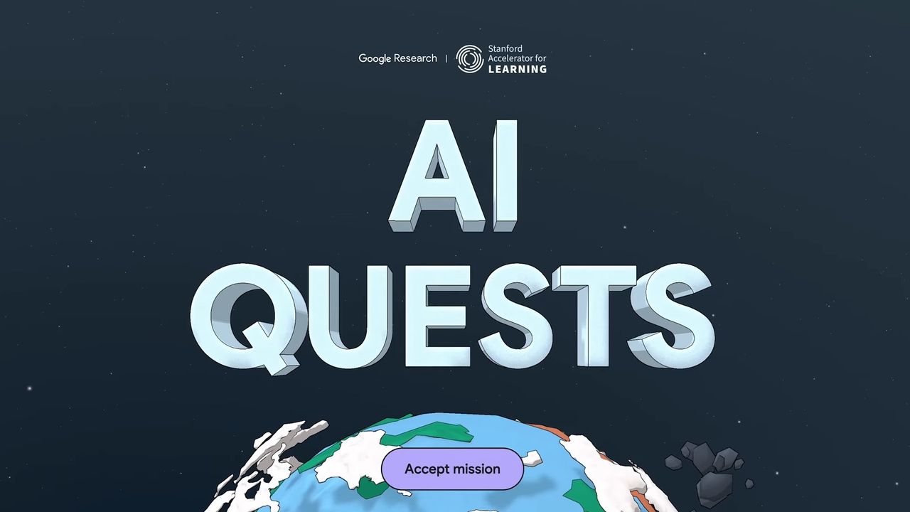 Google spouští 'AI Quests' pro rozvoj gramotnosti studentů