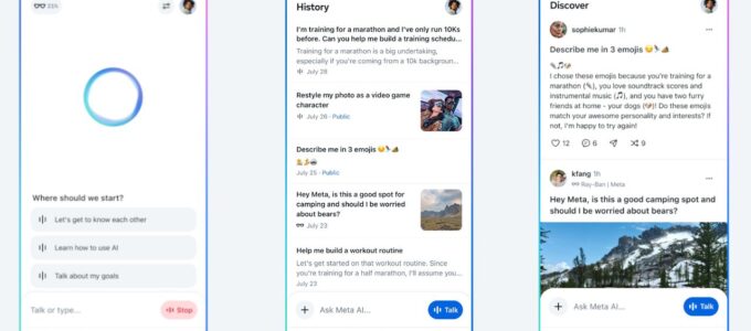 Meta AI představuje 'Vibes' - remixujte AI videa!