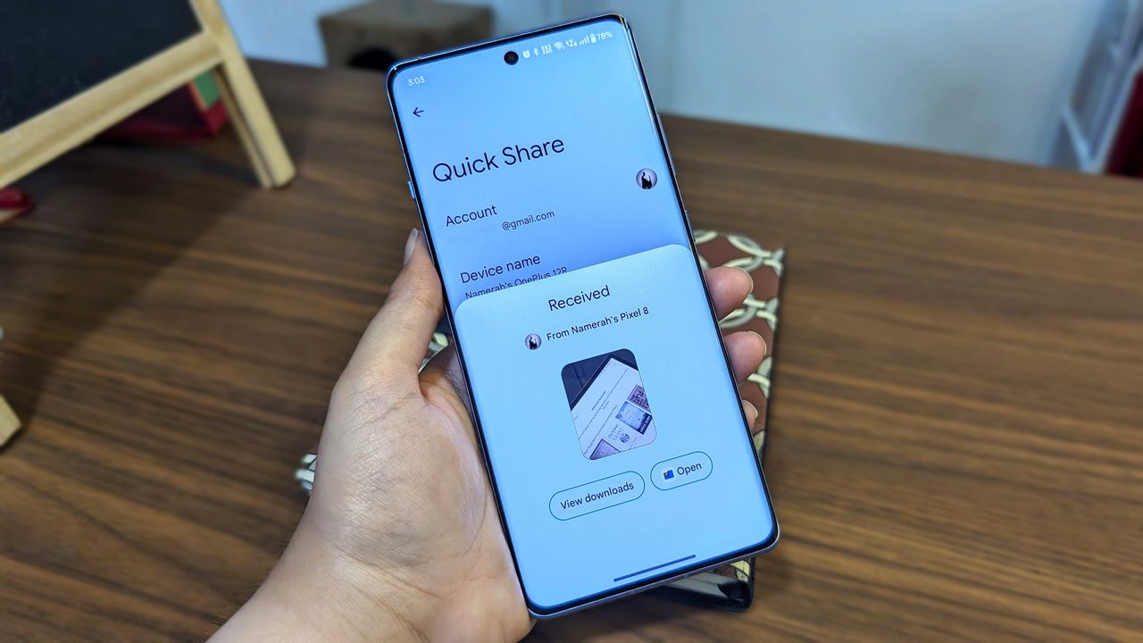 Nový vzhled Quick Share postupně přichází na Android
