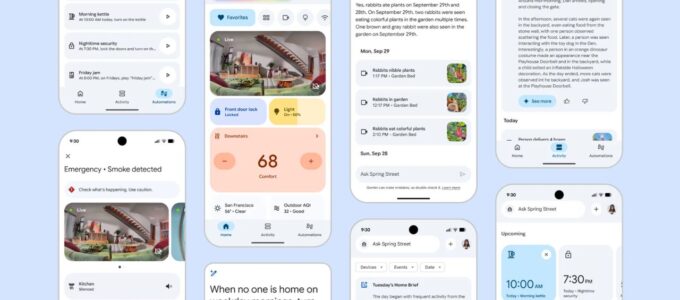 Aktualizace Google Home: Rozšíření "Ask Home" a opravy chyb