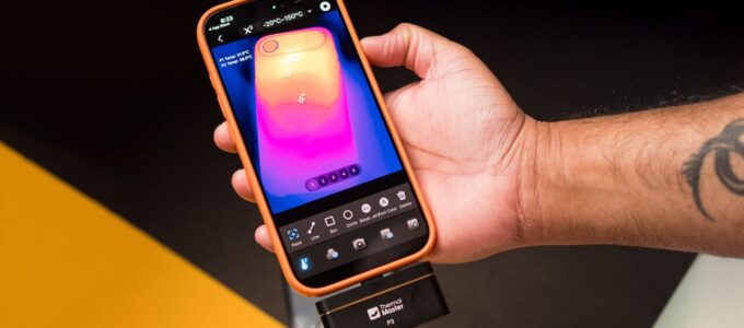 Termokamera odhalila přehřívání mého telefonu