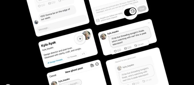 Threads přidává mizící "příspěvky duchů" s časovačem