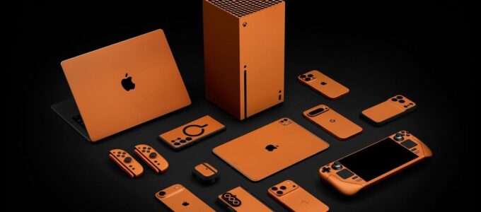 Vlajkové Androidy září s novou Cosmic Orange od Dbrand