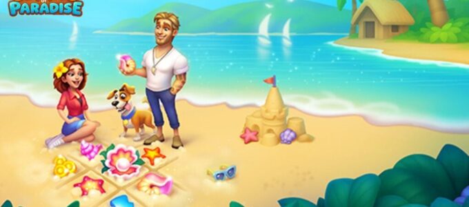 Hra Secrets of Paradise: Merge Game