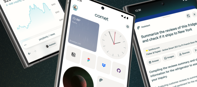 Android aplikace Perplexity je na Androidu