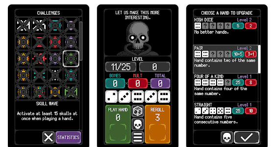 Hra na mobil Dice of Kalma