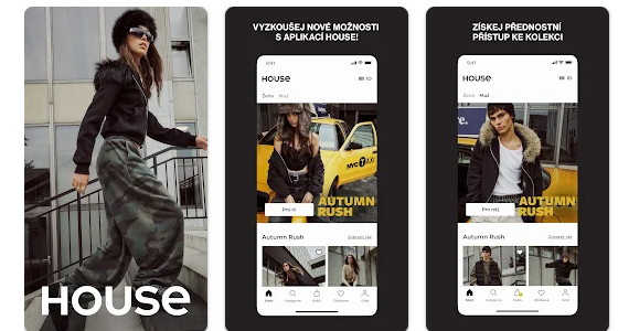 Aplikace na mobil House