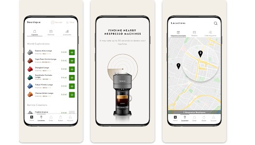 Aplikace Nespresso