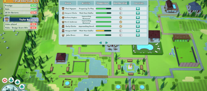 Hra na mobil Under Par Golf Architect