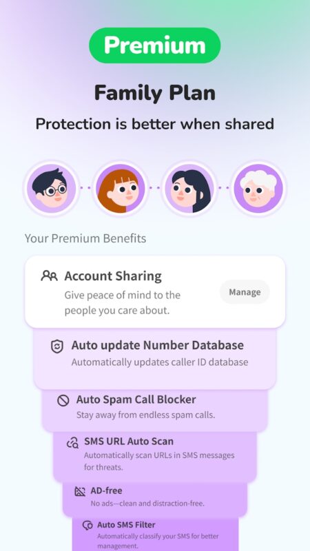 Aplikace na mobil Whoscall: Safer Together