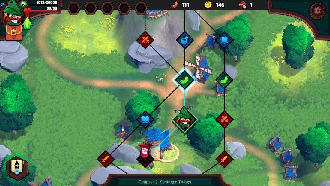 Hra na mobil Union of Gnomes