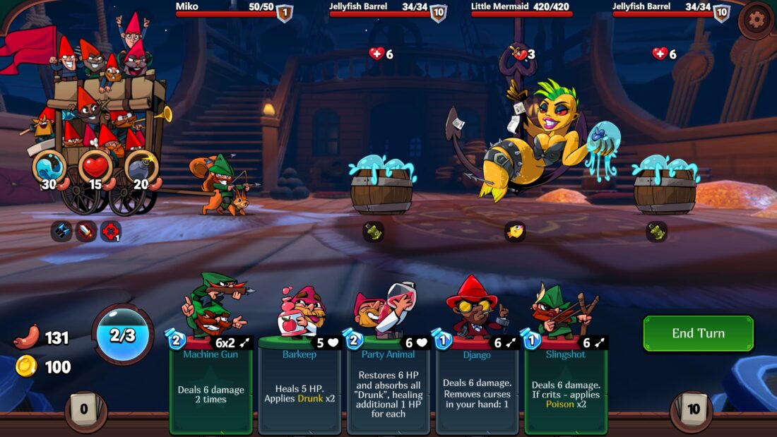 Hra na mobil Union of Gnomes