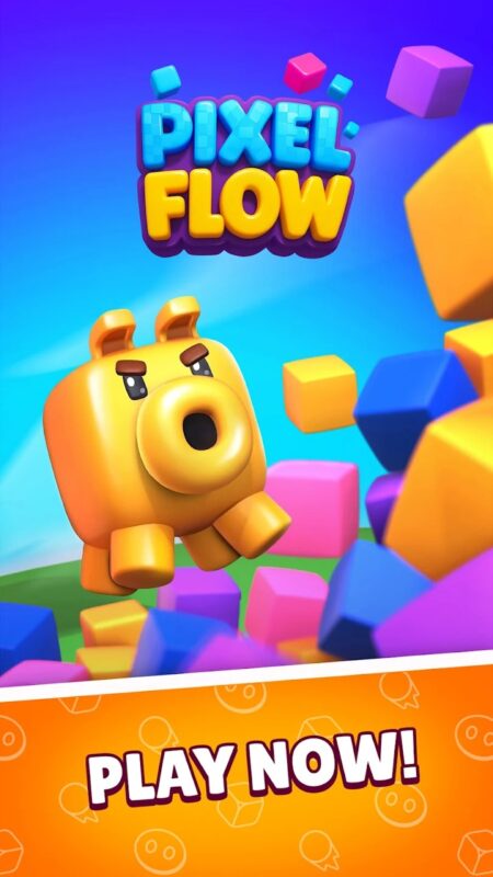Hra na mobil Pixel Flow