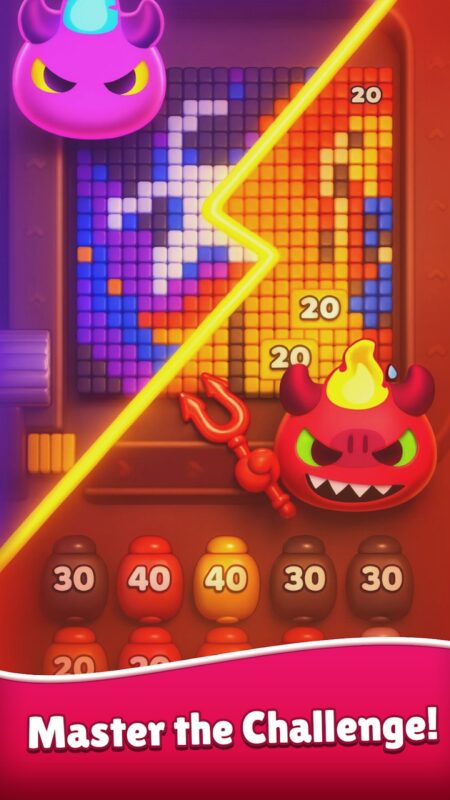 Hra na mobil Color Pixel