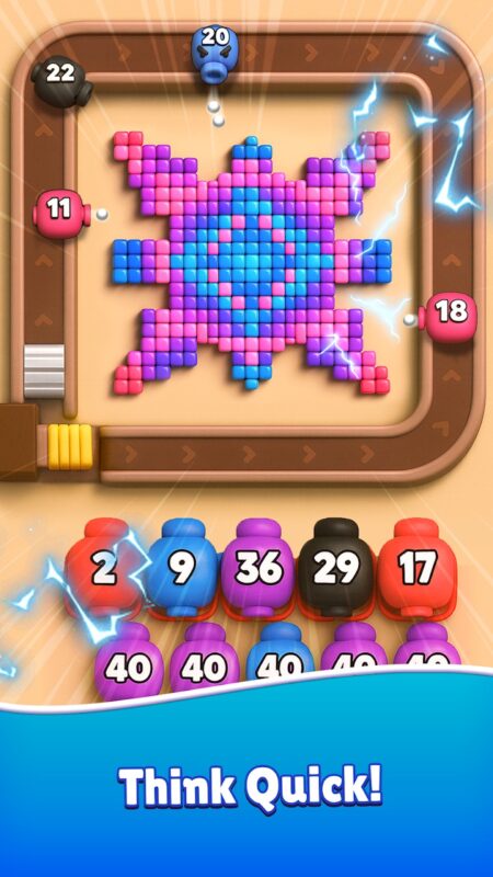 Hra na mobil Color Pixel