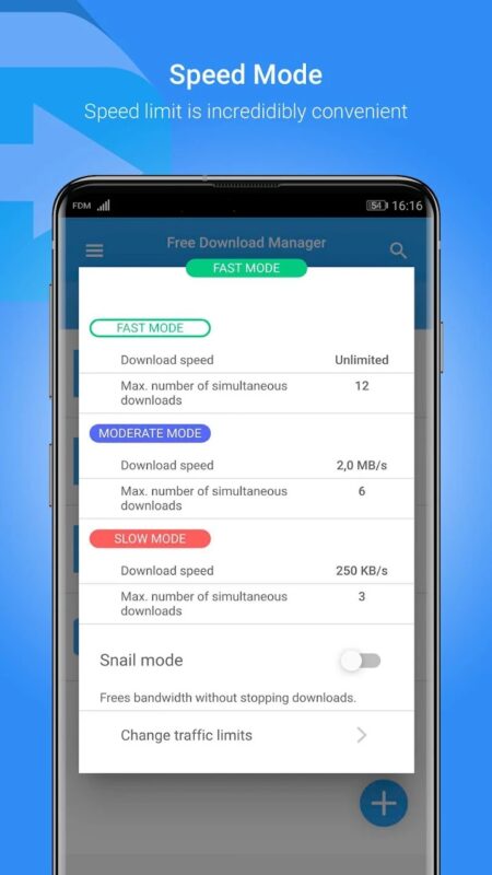 Aplikace Free Download Manager