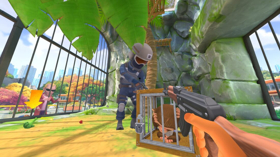 Hra na mobil s VR zážitkem I Am Monkey