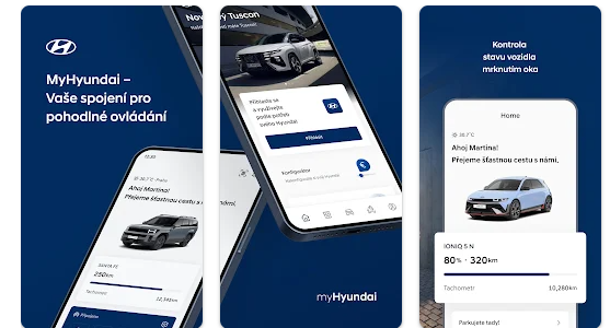 Aplikace myHyundai