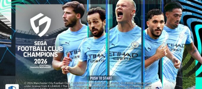 Hra na mobil SEGA Football Club