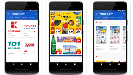 Akčné letáky aplikácie