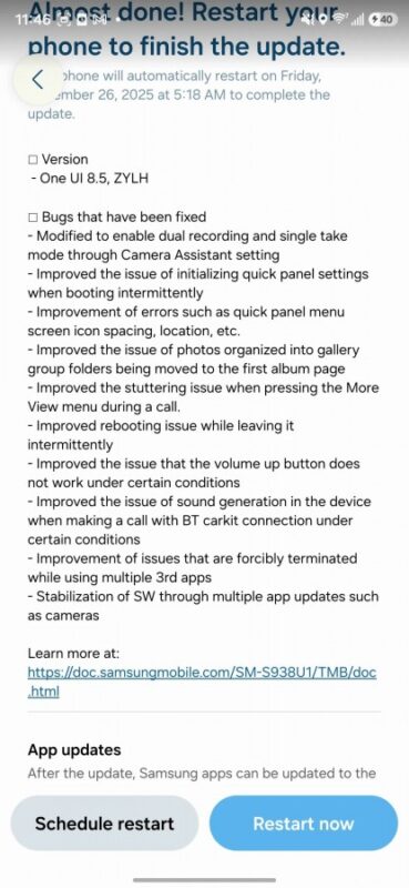 Samsung přichází s beta verzí rozhraní One UI 8.5