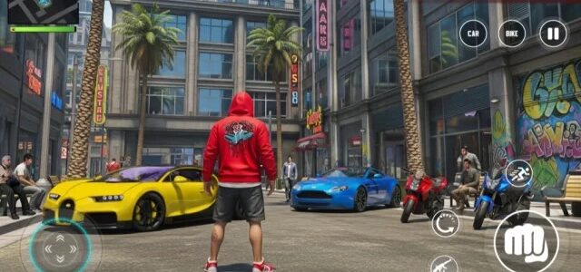 Mobilní hra Mad Street Crime Hustle Game