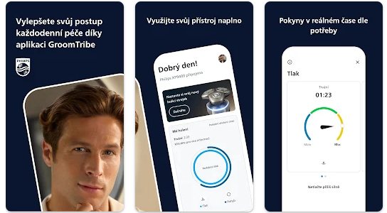 Aplikace GroomTribe Styling and Shaving